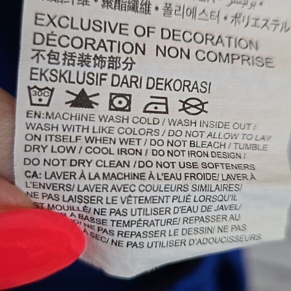 Nike Little Boys 4/XS Blue Sweatpants Athletic Fleece Pants Dri-Fit Pull-On - Picture 8 of 9